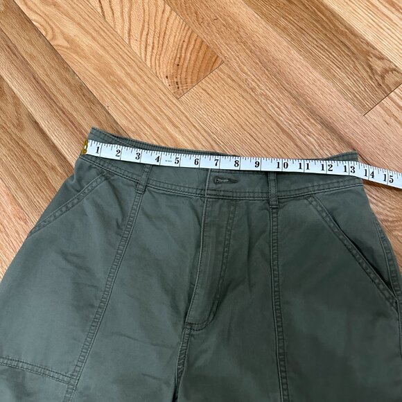 Abercrombie and Fitch Relaxed Utility Pants - Green Size 28 - Picture 4 of 7